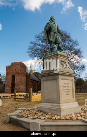 Jamestowne storico Jamestown Virginia Foto Stock