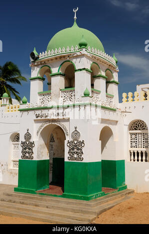 Masjid moschea riyadha nella città di Lamu in Kenya Foto Stock
