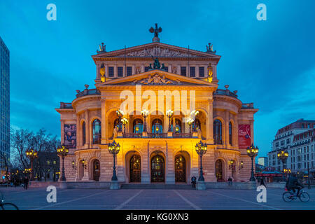 Frankfurt am Main, Hessen, Germania : Alte Oper Foto Stock