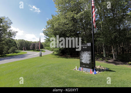 Il Viet Nam monumento di guerra Calverton Cimitero Nazionale di Long Island New York Foto Stock