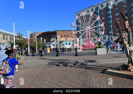 Street festival Yonkers New York Foto Stock