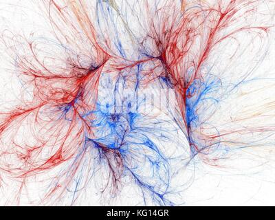 Le stringhe di bianco Foto Stock