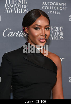 New York, Stati Uniti. 1st novembre 2017. Naomi Campbell partecipa al WSJ. Magazine 2017 Innovator Awards al MOMA il 1° novembre 2017 a New York City. Credito: Erik Pendzich/Alamy Live News Foto Stock