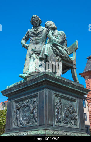 Hanau, Hessen, Germania : Gebrüder Grimm Nationaldenkmal Foto Stock