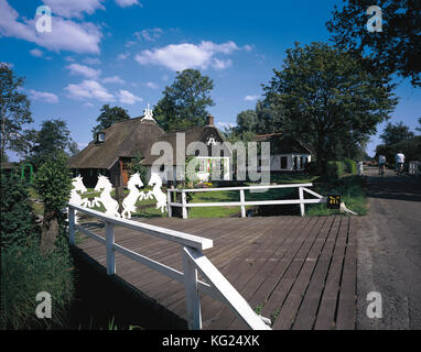 Agriturismo De Weerriben, Overijssel, Paesi Bassi.Caption locale *** Agriturismo, estate, persone Foto Stock