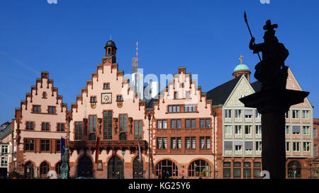 Municipio Roemer, Francoforte sul meno, Assia, Germania, Europa Foto Stock