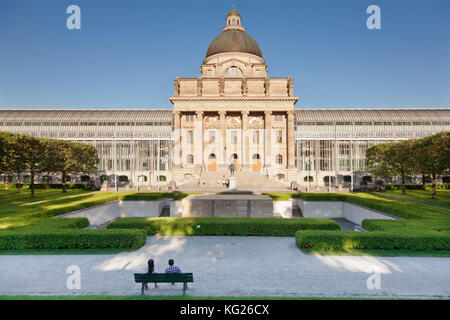 Cancelleria di Stato bavarese (Bayrische Staatskanzlei), Hofgarten Court Gardens, Monaco, Baviera, Germania, Europa Foto Stock