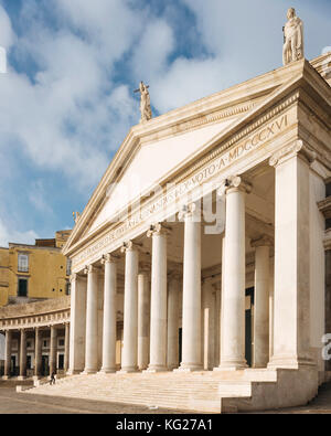 Basilica reale Pontificia San Francesco da Paola, Napoli, Campania, Italia, Europa Foto Stock