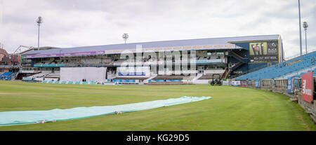 Headingley Stadium, Leeds, South Stand prima della demolizione nel settembre 2017 Foto Stock