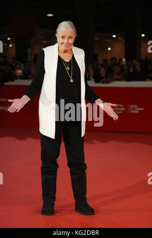 Roma, Italia. 02nov, 2017. Vanessa Redgrave alla dodicesima Festa del cinema di Roma. Credito: Fabio altobello/Pacific press/alamy live news Foto Stock