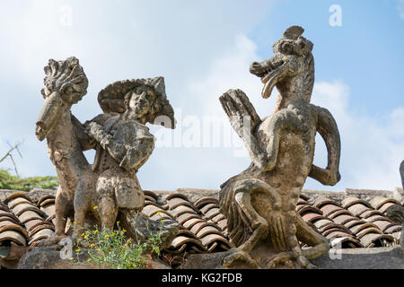 La Villa Palagonia di Bagheria, Palermo, Sicilia, Italia. Foto Stock