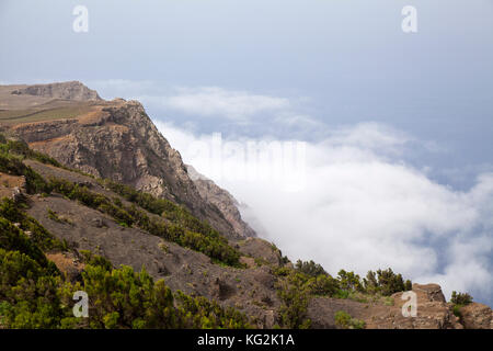 El Hierro, Isole canarie paesaggio dal montainous centrale parte dell'isola Foto Stock