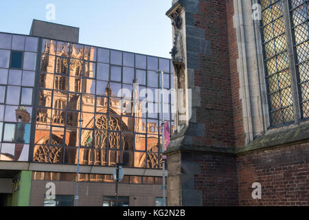 Scafo Minster (precedentemente chiesa della Santa Trinità), Kingston upon Hull, England, Regno Unito Foto Stock