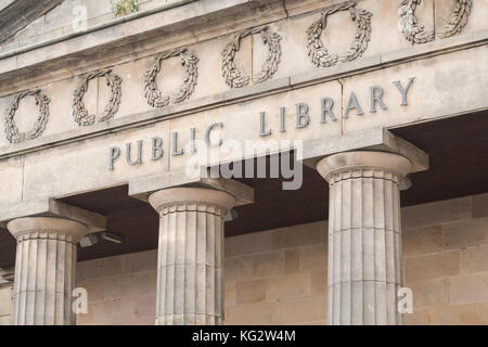 Inverness biblioteca pubblica - Inverness, Scotland, Regno Unito Foto Stock