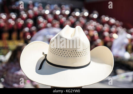 Il cappello da cowboy in Focus al Calgary Stampede Foto Stock