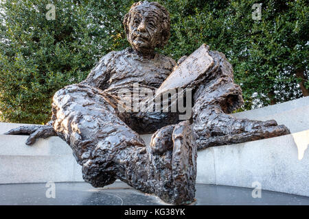 Albert Einstein Memorial presso l'Accademia Nazionale delle Scienze, Washington, DC, Stati Uniti d'America, Stati Uniti d'America. Foto Stock