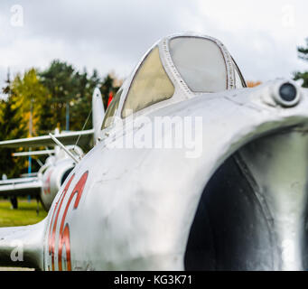 Mikoyan-gurevich mig-17. il jet fighter aircraft sviluppato da Mikoyan Gurevich-per l'Unione sovietica Foto Stock