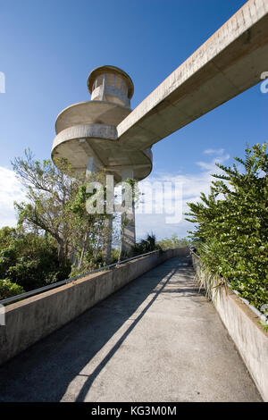 Valle di squalo torre di osservazione, Everglades National Park, FL Foto Stock