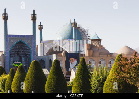 Isfahan, Iran - ottobre 06, 2016: Imam moschea a sud di 'Naqsh-e JAHAN Piazza", il secondo più grande luogo del mondo, Isfahan, Iran - uno dell'unesco wo Foto Stock