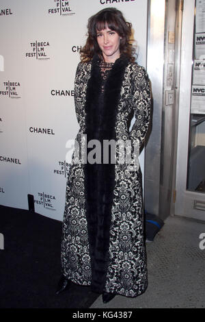 Paz de la Huerta frequenta CHANEL ospita 5th Annual TRIBECA FILM FESTIVAL Dinner a Odeon il 28 aprile 2010 a New York City. Credit: Erik Pendzich Foto Stock