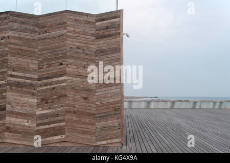 Hastings Pier, vincitore del premio RIBA Best British Building 2017 Foto Stock