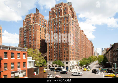 Edificio storico, 10th Avenue e w23th street, Chelsea, Manhattan, New York, USA, America Foto Stock