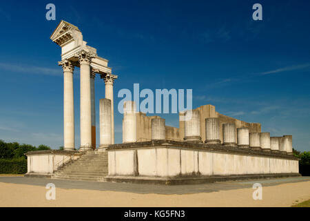 Parco archaeologischer, Xanten, RENANIA DEL NORD-VESTFALIA, Basso Reno, Germania Foto Stock