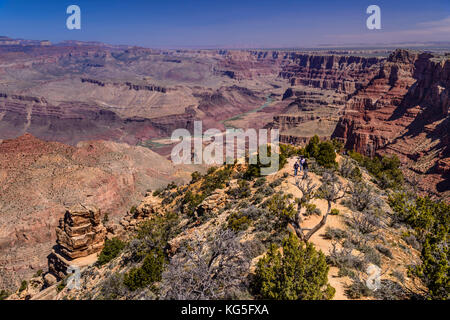 Stati Uniti, Arizona, Grand Canyon National Park, South Rim, Desert View Foto Stock