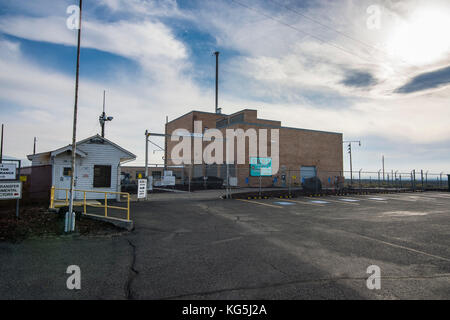 Reattore sperimentale Breeder i (EBR-i) la prima centrale nucleare al mondo per la generazione di elettricità, Arco, Idaho, USA Foto Stock