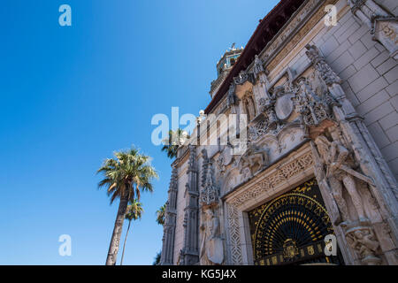 Lussuoso castello Hearst, Big Sur, california, Stati Uniti d'America Foto Stock