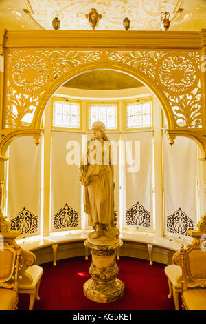 Inghilterra, Dorset, bournmouth, il russell coates galleria d'arte e museo, statua in marmo di giaele da Orazio andreoni Foto Stock