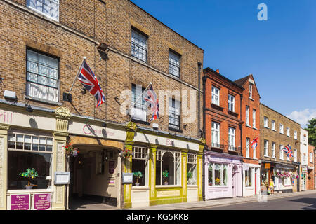 Inghilterra, berkshire, eton, high street negozi Foto Stock