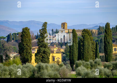 Italia, Toscana, Firenze, Chiesa di San Miniato al Monte Foto Stock