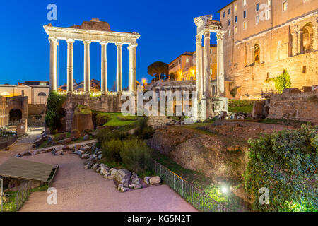 Italia Lazio Roma. Foro romano Foto Stock