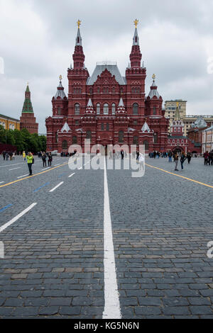 Piazza Rossa di Mosca, Russia, Eurasia. Nazionale Museo Storico. Foto Stock