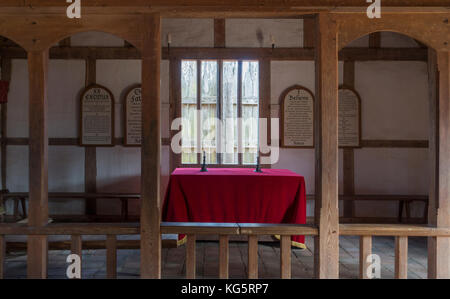 Jamestown Settlement Virginia Foto Stock