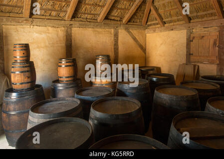 Jamestown Settlement Virginia Foto Stock