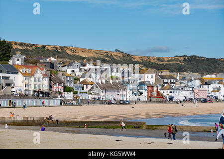 Il lungomare di Lyme Regis, West Dorset, Regno Unito Foto Stock