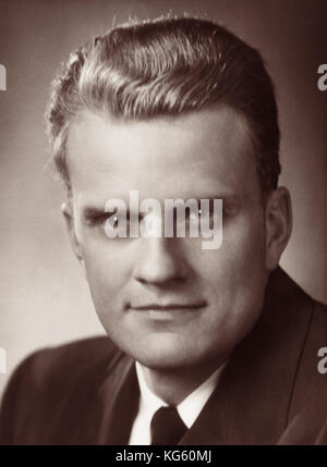 Evangelista americano Billy Graham, c1954. Foto Stock