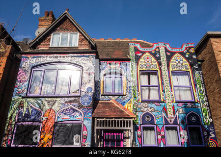 La facciata esterna della Baronessa von Reichardt meraviglioso sale trattamento a Chiswick, West London, Regno Unito. Foto Stock