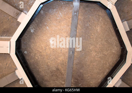 Soffitto in legno Foto Stock
