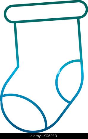 Calza di Natale icona Illustrazione Vettoriale