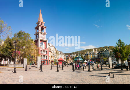 Mt Tremblant mountain resort, Quebec, Canada Foto Stock