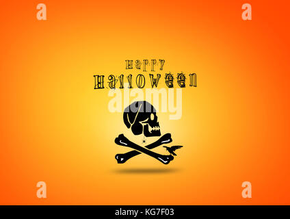 Happy halloween testo banner, Foto Stock