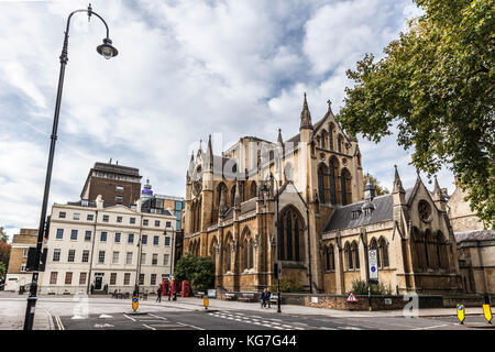 La Chiesa di Cristo Re, Gordon Square, Bloomsbury, Londra, Inghilterra, Regno Unito. Foto Stock