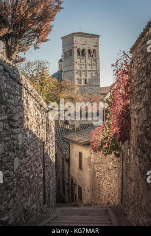 Duomo di San Rufino, Assisi, Umbria, Italia Foto Stock