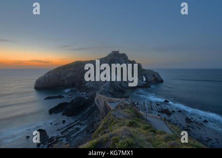 San Juan de Gaztelugatxe Foto Stock