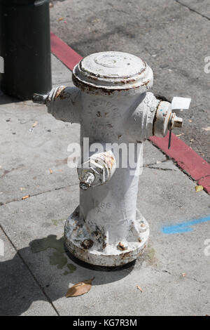 Un idrante di fuoco a San Francisco, California, Stati Uniti d'America Foto Stock