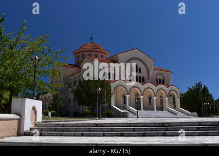 Sacro monastero di Agios Gerasimos di Cefalonia, Grecia Foto Stock