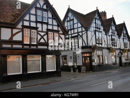 La birreria che tocca il XVII secolo inn, ock street, Abingdon Foto Stock